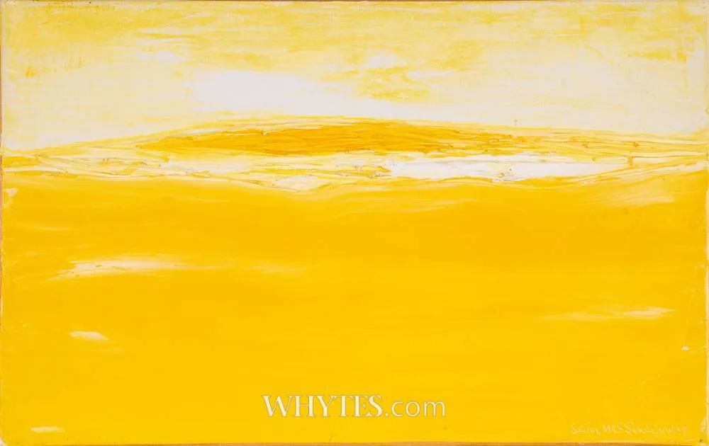 YELLOW by Seán McSweeney, oil on canvas, sold Mar 2025