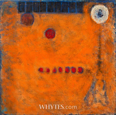 Helen Comerford, UNTITLED, encaustic painting on linen