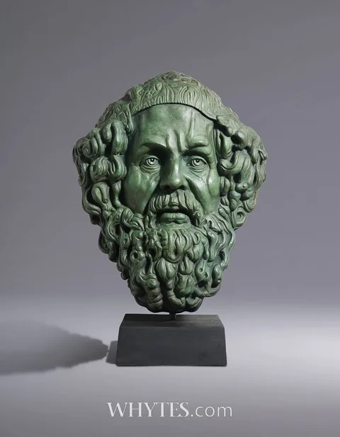 Rory Breslin, MASK OF THE CAMPANILE, DEMOSTHENES [TRINITY COLLEGE, DUBLIN], bronze; (no. 1 from an edition of 3)