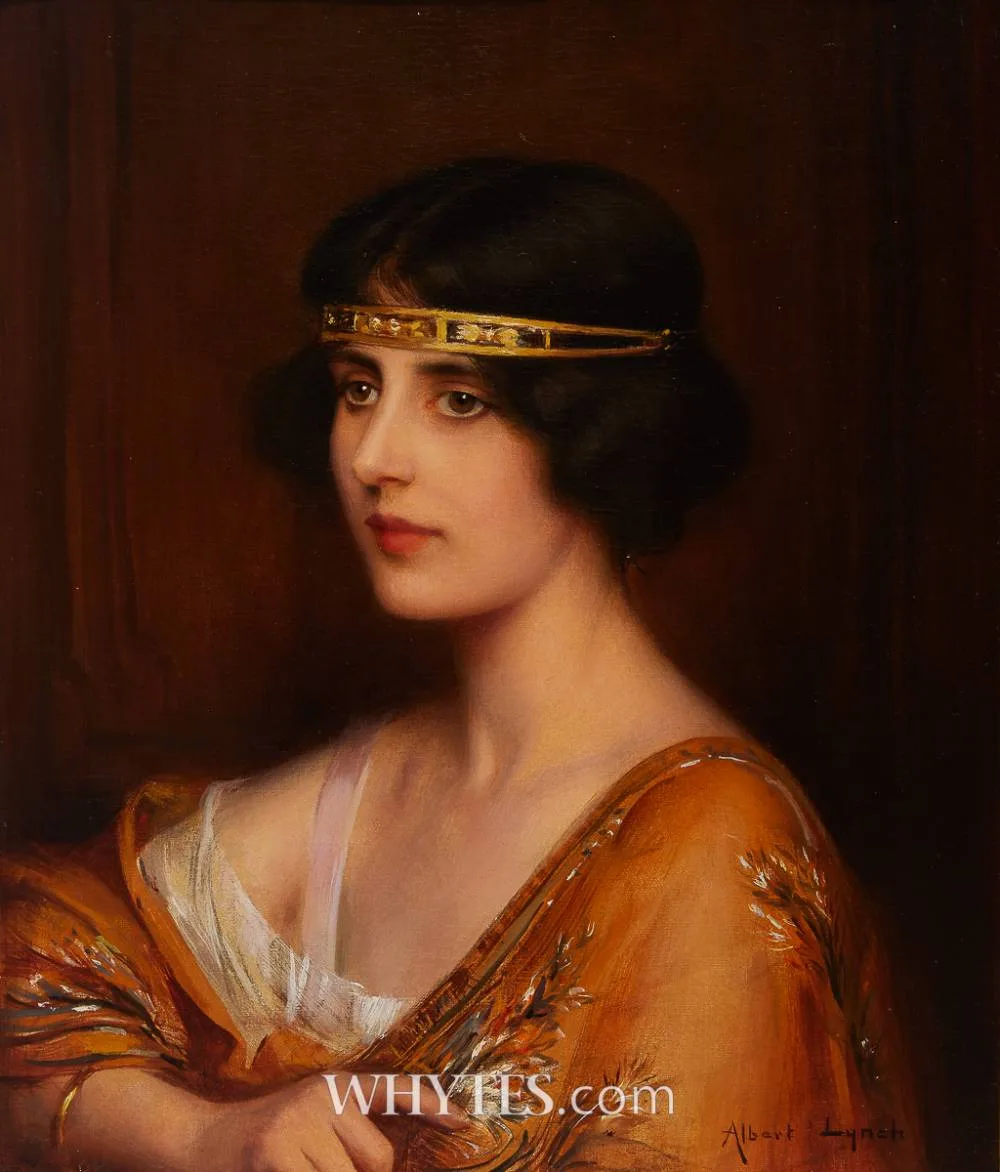 Albert Lynch, LA JOLIE FILLE [THE PRETTY GIRL], oil on canvas