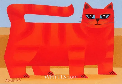 FANTA THE CAT by Graham Knuttel, archival pigment print, sold Dec 2024