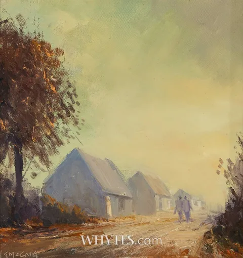 ROAD TO PUCKAUN, COUNTY TIPPERARY by Norman J. McCaig, oil on board, offered Dec 2024