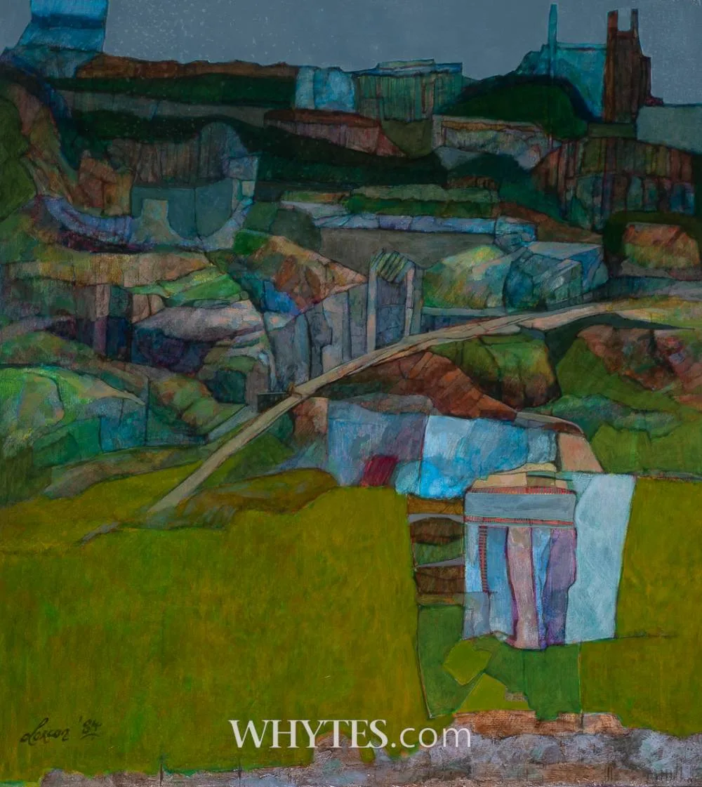 Lorcan Walshe, EAST OF FRANCE, 1984, mixed media