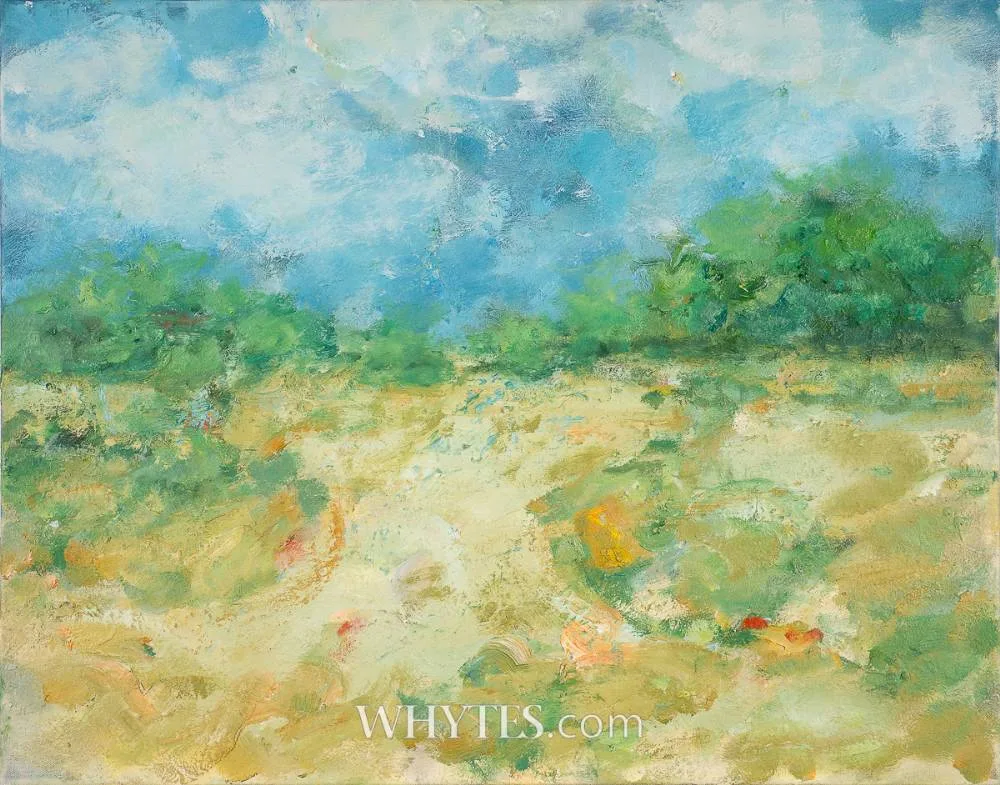 THE SANDPIT, TYRONE by Clement McAleer, 2021, oil on canvas; (unframed), sold Dec 2024