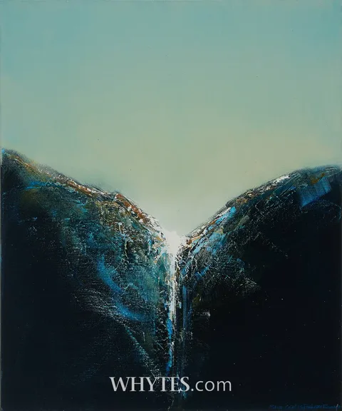 WATERFALL by Paul Christopher Flynn, oil on canvas, offered Dec 2024