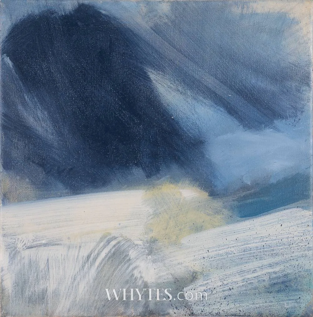 Leah Beggs, LIGHT BREAKS THROUGH, 2015, oil on canvas