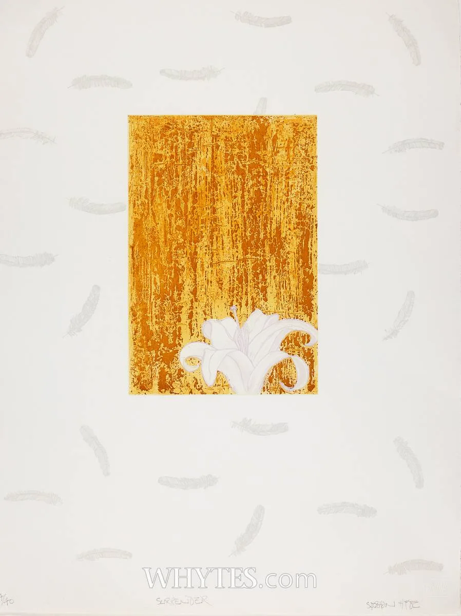 Siobhan Hyde, SURRENDER, screenprint; (no. 4 from an edition of 40)