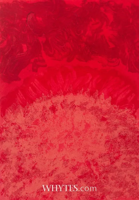 Anne Madden, AURORA BOREALIS I, 2005, carborundum print; (no. 36 from an edition of 75)