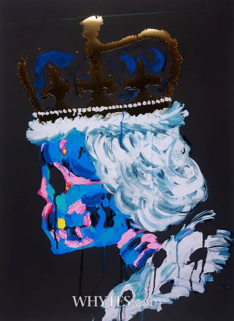 Bradley Theodore, THE CROWN, 2021, silkscreen and archival pigment print; (no. 102 from an edition of 150)
