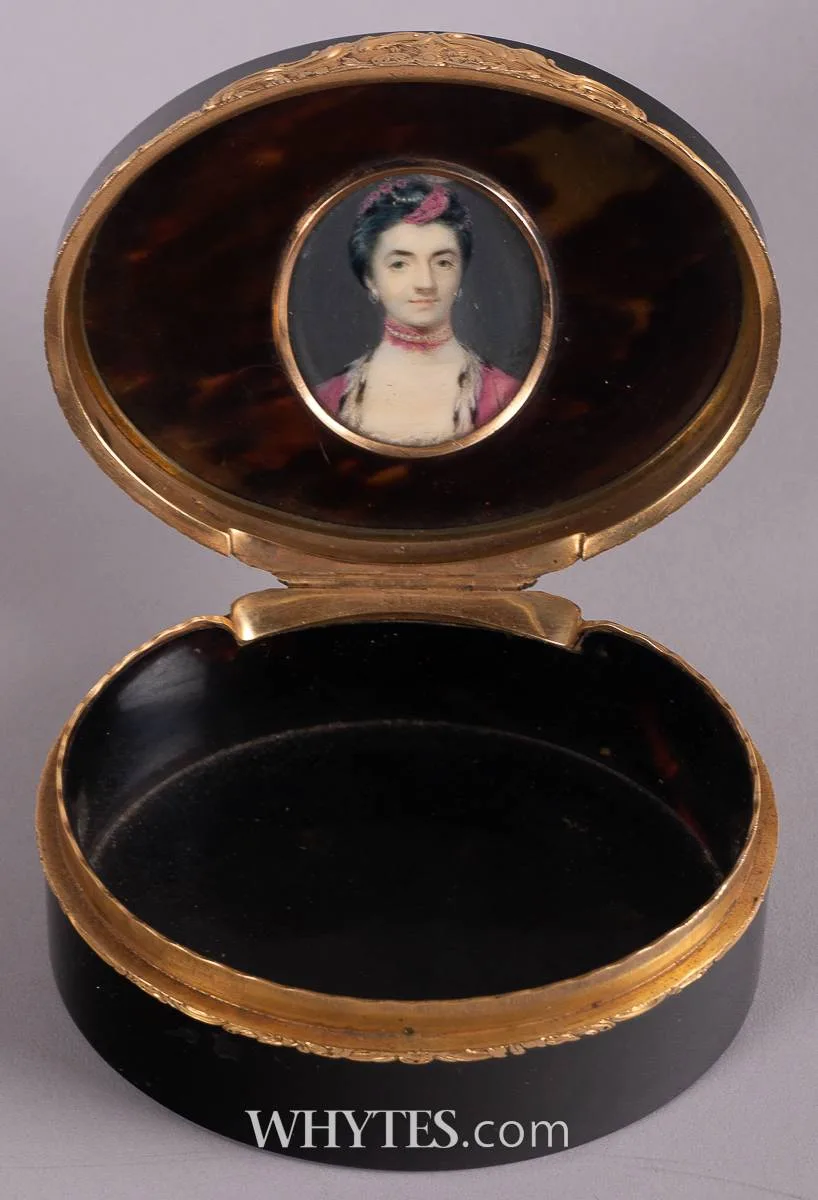 Samuel Collins, PORTRAIT OF FANNY KELLY (NÉE HICKEY), oil; (miniature)