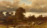 Alfred Grey, SHEEP AT EVENING