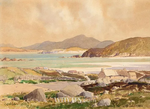 Rowland Hill, SHEEPHAVEN BAY, COUNTY DONEGAL, watercolour