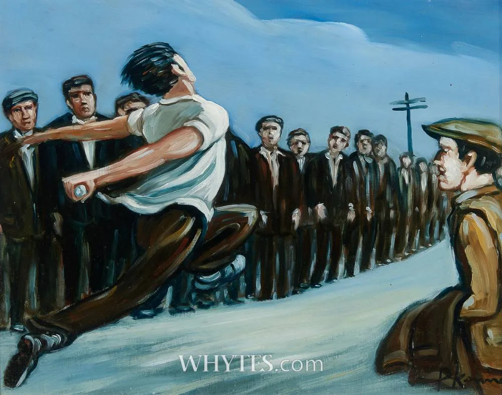 Paul Kennedy, ROAD BOWLS, oil on board