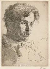 Augustus John, WILLIAM BUTLER YEATS (FIRST PLATE)