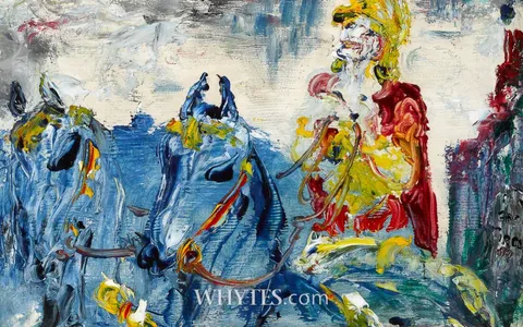 Jack Butler Yeats, THE DUST ON THY CHARIOT WHEEL, 1945, oil on panel