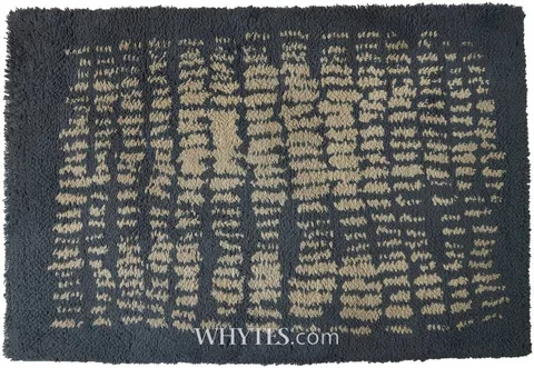 ABSTRACT by Louis le Brocquy, c.1956, carpet, offered Dec 2024