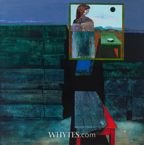 Colin Middleton, THE LONG MEMORY [WESTERNESS SERIES], 1974/5, oil on board
