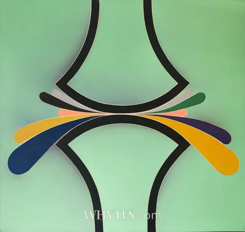 Micheal Farrell, CITRON PRESSÉ SERIES, PALE GREEN, 1970, oil on canvas; (unframed)