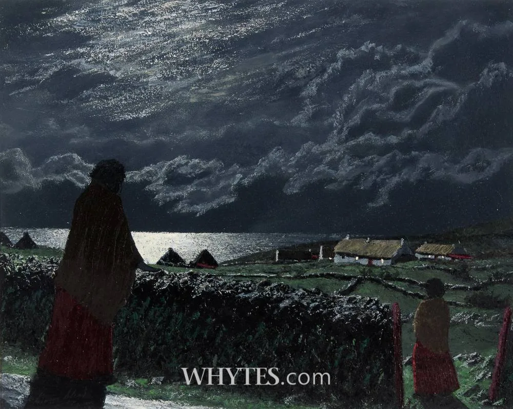 WHITHER? WHENCE? by Ciaran Clear, oil on board, sold Dec 2024