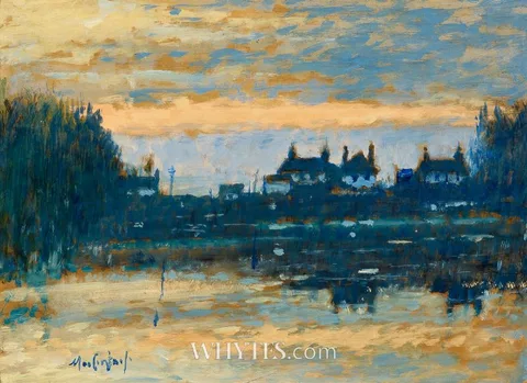 NIGHT, KERRY by Maurice MacGonigal, oil on board, offered Dec 2024