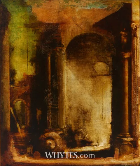 Martin Mooney, CLASSICAL STRUCTURES, 1989, oil on canvas