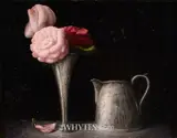 Stuart Morle, STILL LIFE WITH FLOWERS AND WASP
