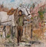 Roy Lyndsay, FIGURE AND HORSE, MOORE STREET, DUBLIN