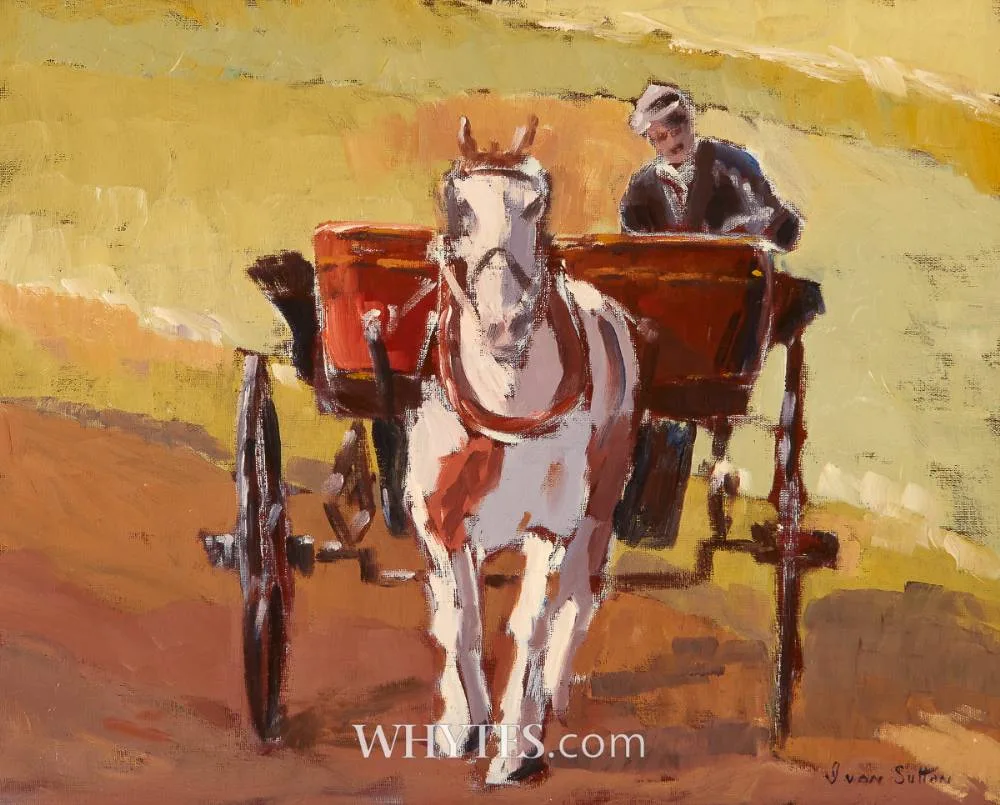 THE OLD TRAP by Ivan Sutton, oil on board, sold Oct 2024