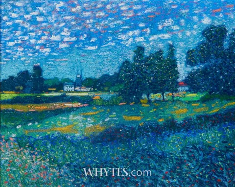 Victor Richardson, THE WINDMILL, pastel