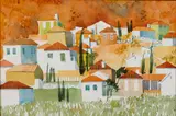 Brett McEntagart, VIEW OF A VILLAGE