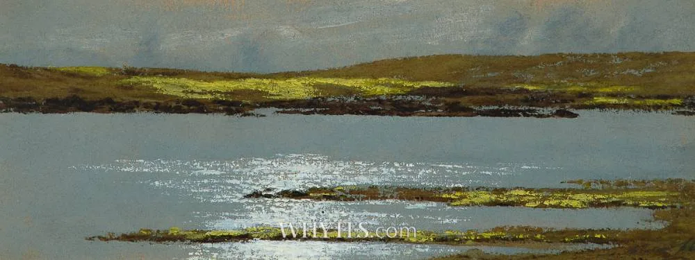 CONNEMARA LANDSCAPE by Ciaran Clear, pastel, sold Oct 2024