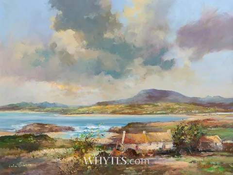 Colin Gibson, MUCKISH FROM HORN HEAD, COUNTY DONEGAL, oil on canvas