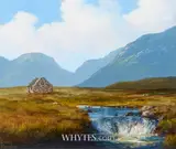 Eileen Meagher, BOG SCENE WITH COTTAGE RUIN, WEST OF IRELAND