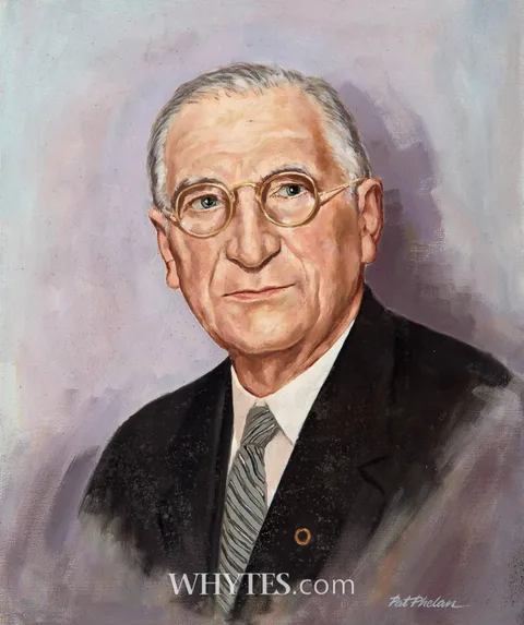Pat Phelan, ÉAMON DE VALERA, oil on canvas