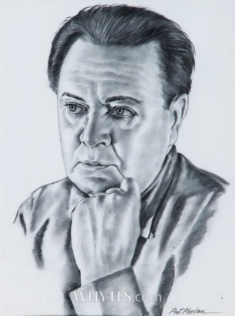 Pat Phelan, MICHEÁL MAC LIAMMÓIR, charcoal