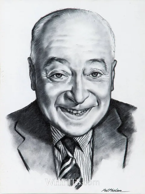 Pat Phelan, JIMMY O'DEA, charcoal