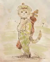 Louis Wain, GOLFING CAT