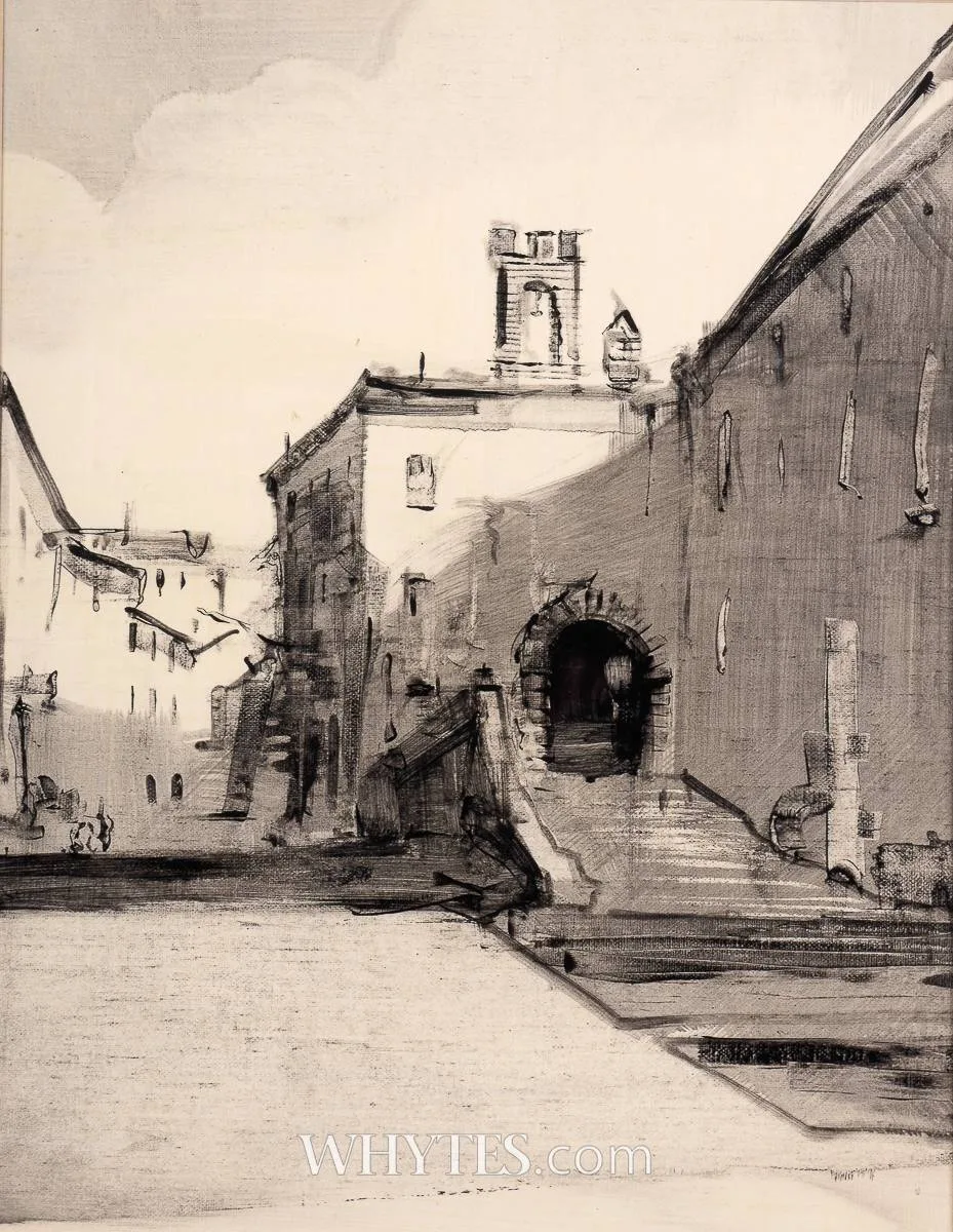 Martin Mooney, MONTISI STREET, 1996, pencil, ink and wash