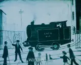 L. S. Lowry, LEVEL CROSSING, 1946 (REPRODUCTION PRINT)