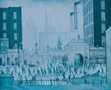 L. S. Lowry, COMING FROM THE MILL, 1930 (REPRODUCTION PRINT)