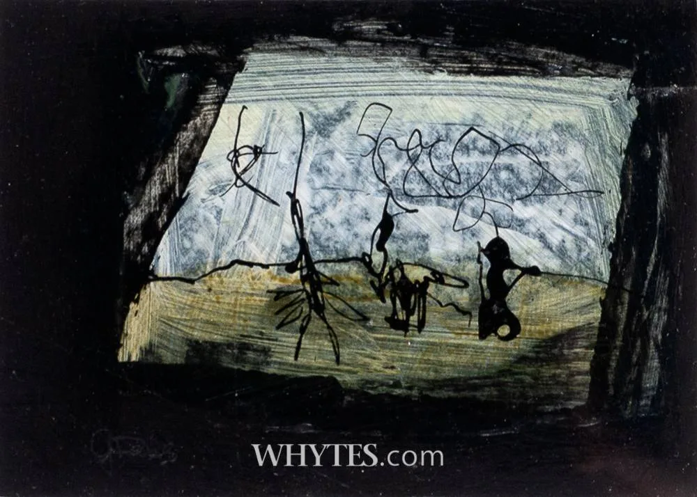 STAGE by Gerald Davis, mixed media, sold Oct 2024