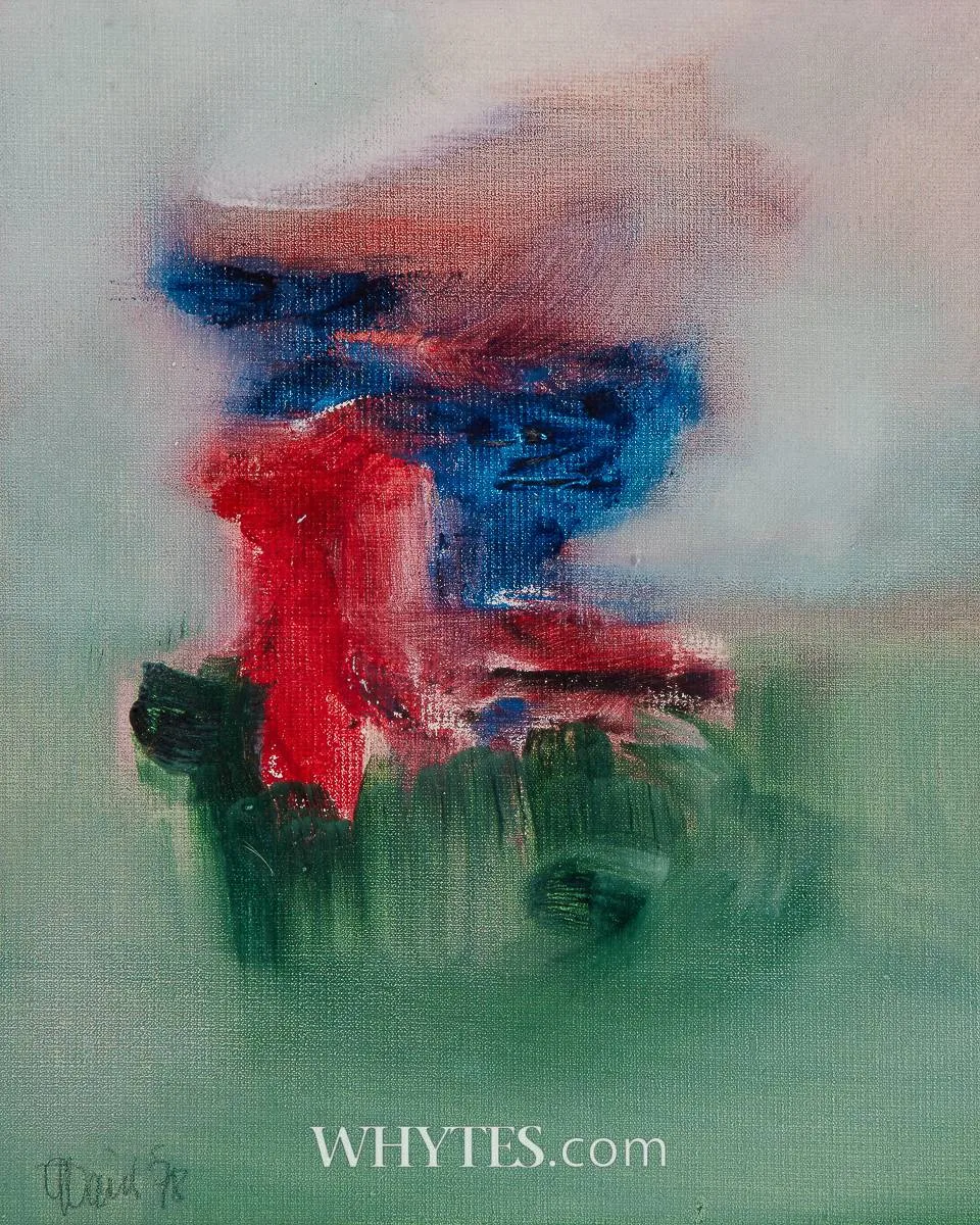 SUMMER FEEL by Gerald Davis, 1978, oil on board, sold Oct 2024