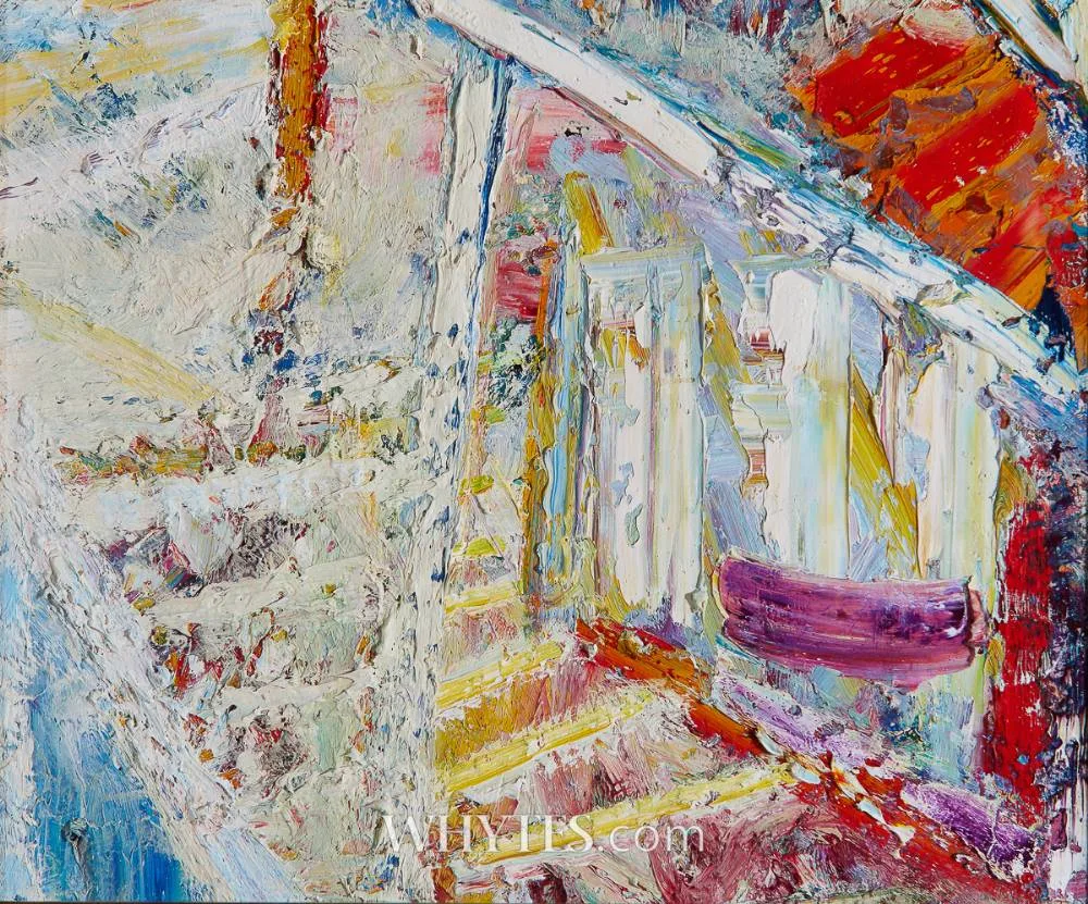 UNTITLED by Denis Farrell, oil on canvas, sold Oct 2024