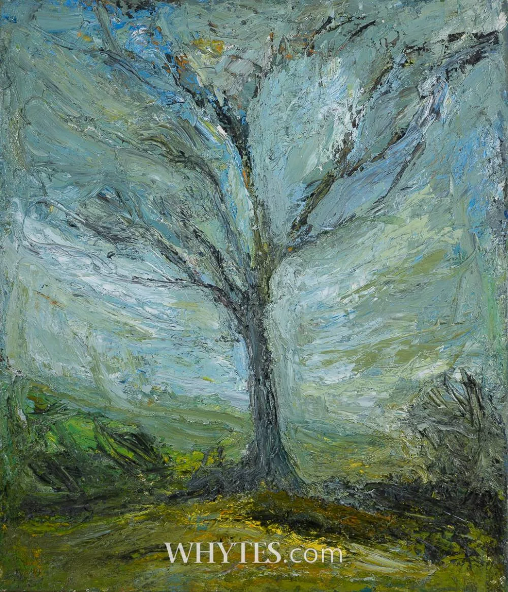 TREE by Sean Fingleton, oil on canvas, offered Oct 2024