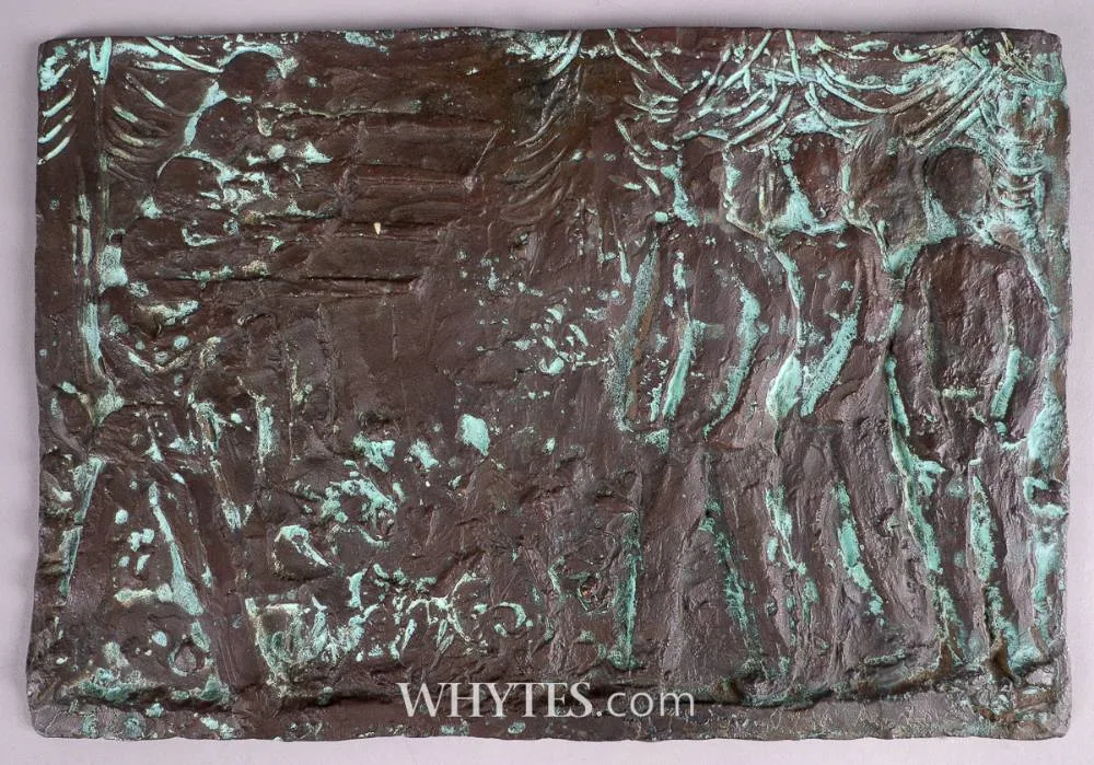 Odd Hilt, ARKEBUSERING, bronze relief