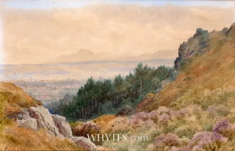 Joseph William Carey, BELFAST FROM THE CAVE HILL, watercolour