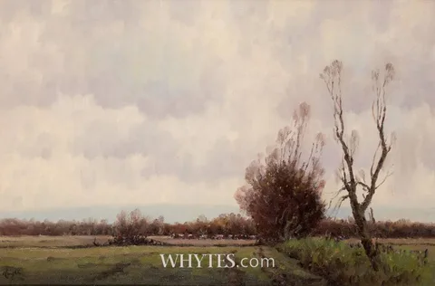 Wilfred James Haughton, LANDSCAPE, 1996, oil on canvas