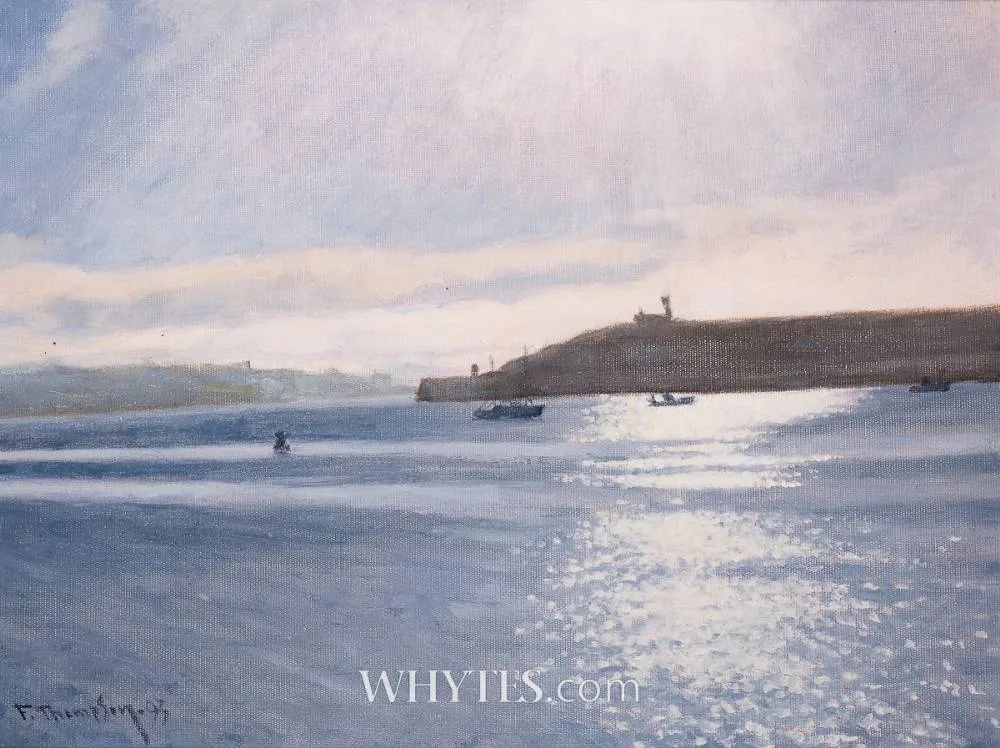 Frank Thompson, LIGHT OVER BAY, 1993, oil on board