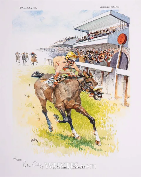 Peter Curling, A WINNING STREAK, 1985, print; (no. 169 from an edition of 500)