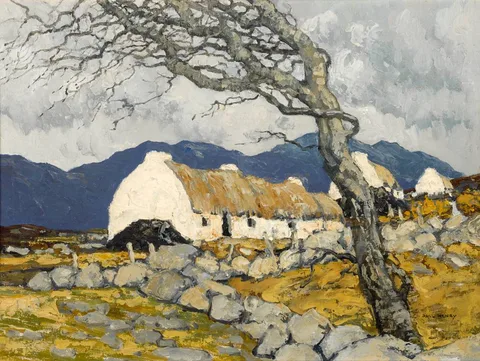 Paul Henry, THE STONY FIELDS OF KERRY, 1934-1939, oil on board